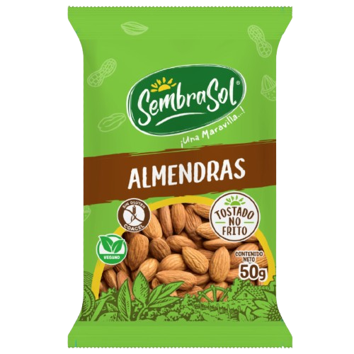 ALMENDRAS SELECCION 50g  (CAJA: 30 UNIDADES)