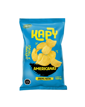 PAPAS FRITAS KAPY AMERICANAS 150 GRS (CAJA: 16 UNIDADES)
