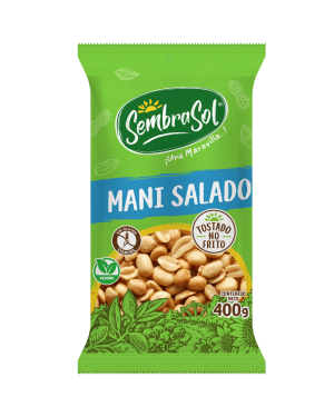 MANI TOSTADO SALADO 400 GRS (CAJA: 14 UNIDADES)