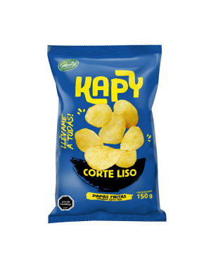 PAPAS FRITAS KAPY CORTE LISO 150 GRS (CAJA: 16 UNIDADES)