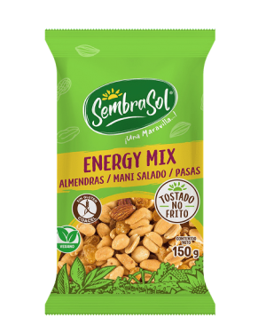 ENERGY MIX 150G ALMENDRA MANI PASAS