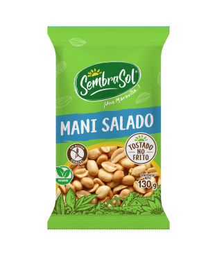 MANI TOSTADO SALADO 130g  (CAJA: 25 UNIDADES)