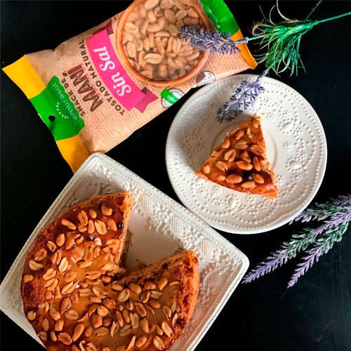 TARTA MOUSSE MANJAR Y MANÍ